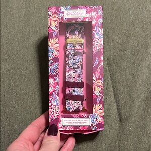 Lilly Pulitzer Pink and Purple Floral Watch Band